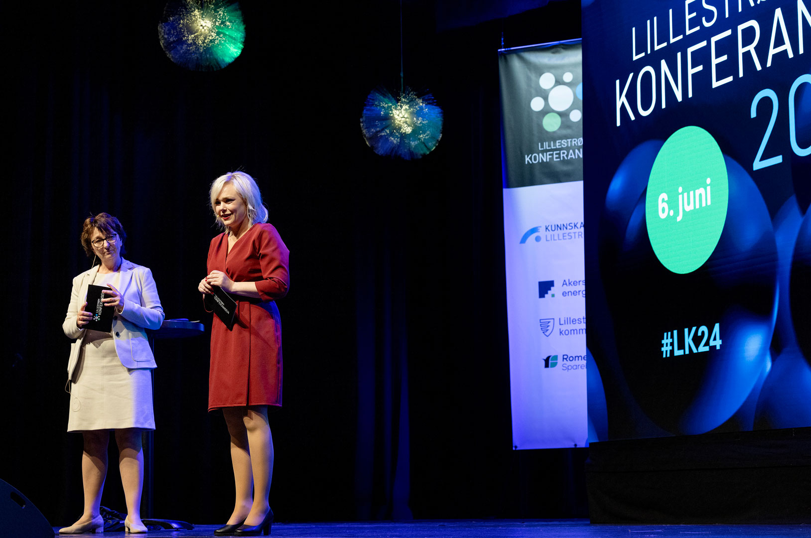 Inger-Lise Nøstvik og Katrine Bergersen Klemp avslutter Lillestrømkonferansen 2024
