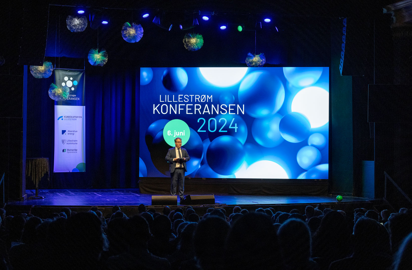Ordfører Kjartan Berland ønsker velkommen til Lillestrømkonferansen 2024